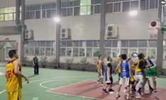 Basketball match: Jingda Dongguan alumni team 118vs 120 Yanglin team
